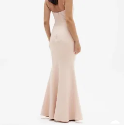 Rachel Gilbert Loren Gown in Light Pink Size 12 for rent on The Volte - image 4