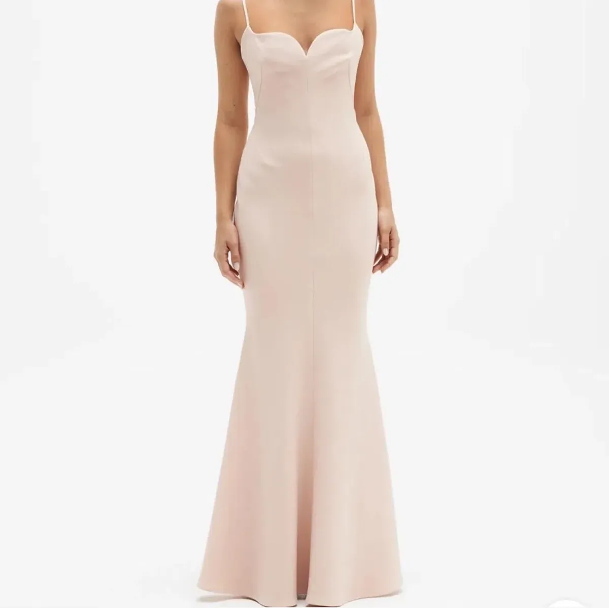 Rachel Gilbert Loren Gown in Light Pink Size 12 - Image 1