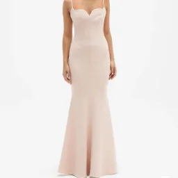Rachel Gilbert Loren Gown in Light Pink Size 12 for rent on The Volte - image 1
