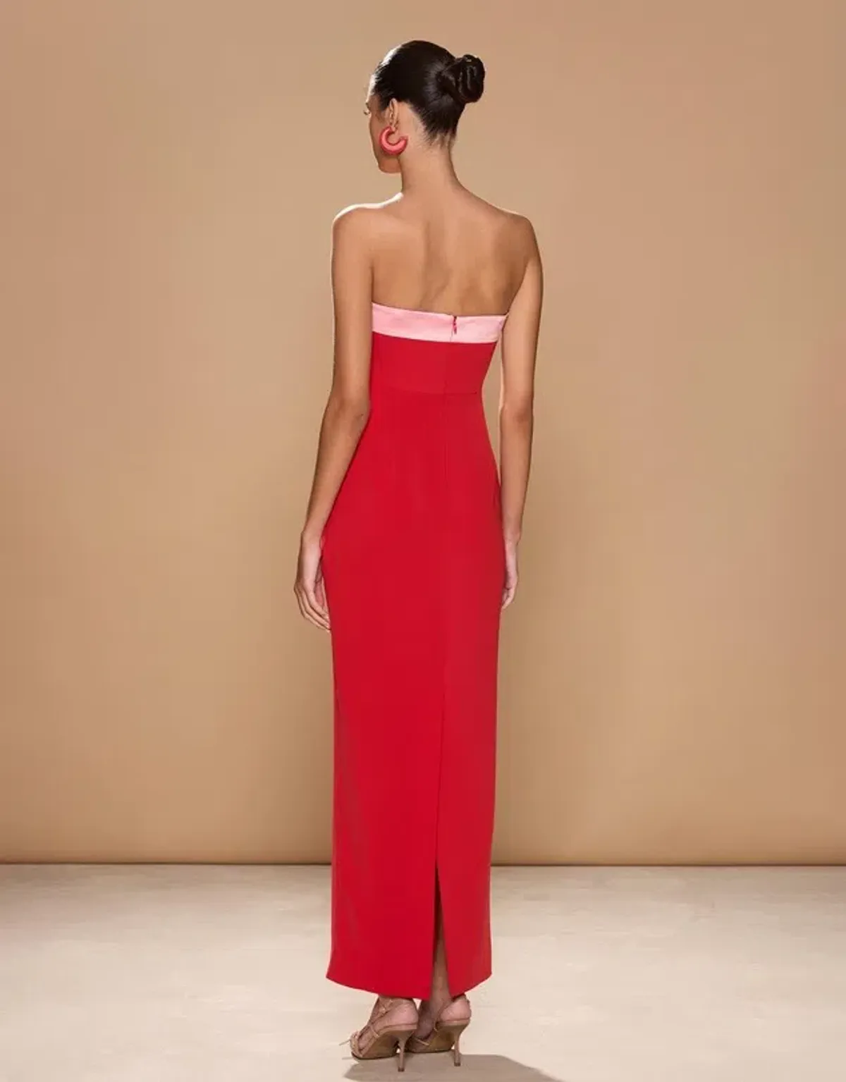 Sonya Moda Ivrea Ribbon Maxi Dress Lola Red Size XS/AU 6 - Image 3