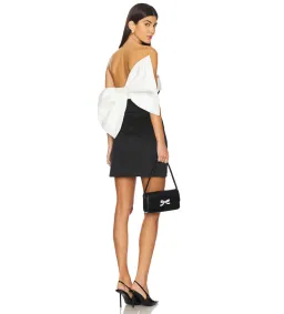 Rachel Gilbert Birdie Mini Dress Black & White Size 2/AU 10 for rent on The Volte - image 3