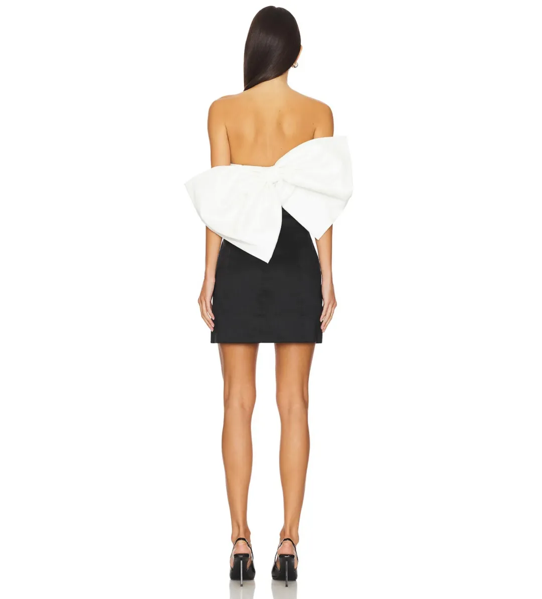 Rachel Gilbert Birdie Mini Dress Black & White Size 2/AU 10 for rent on The Volte - main image