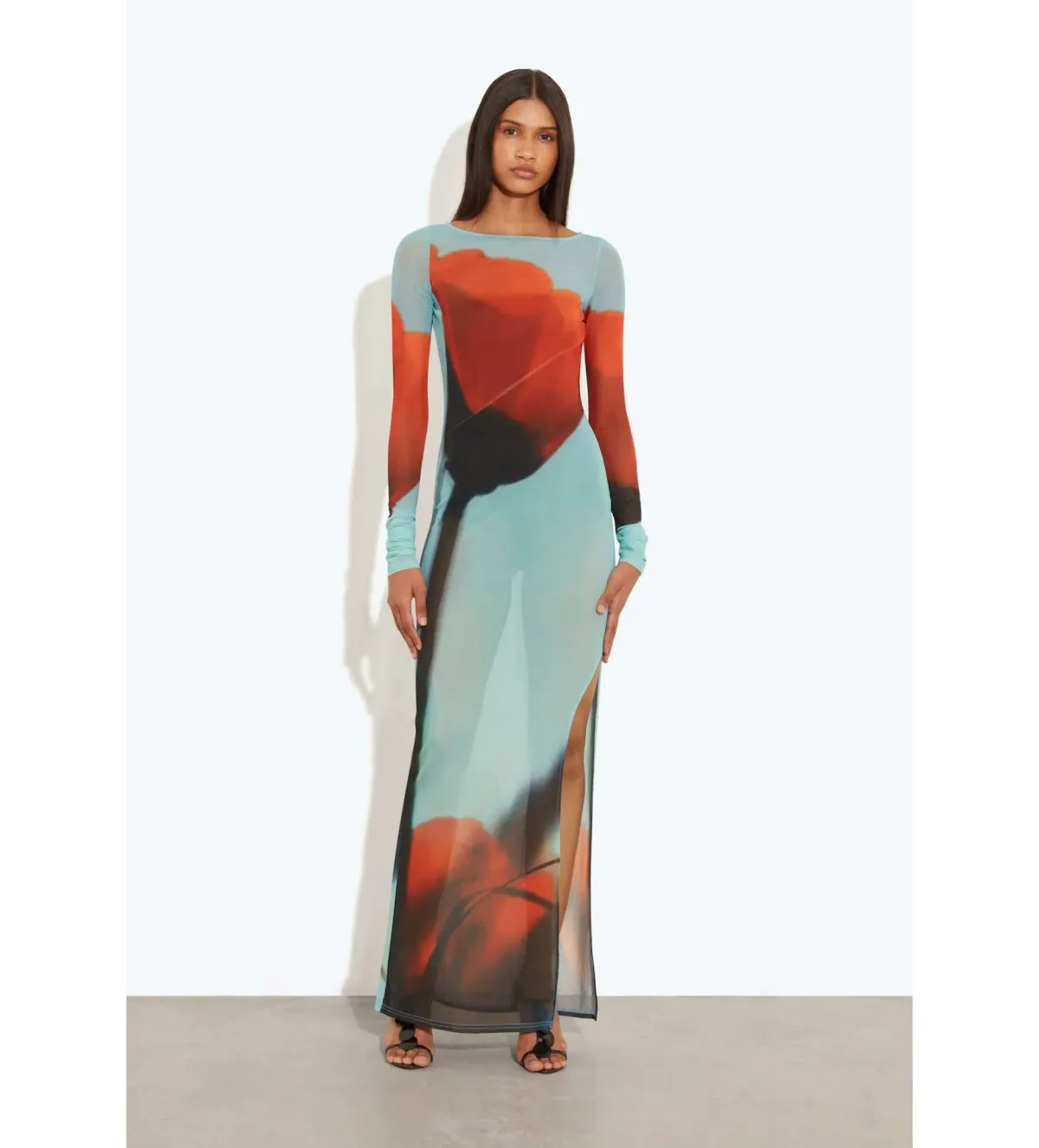 Rat & Boa Santino Maxi Dress in Tulip Size S/AU 8 - Image 1