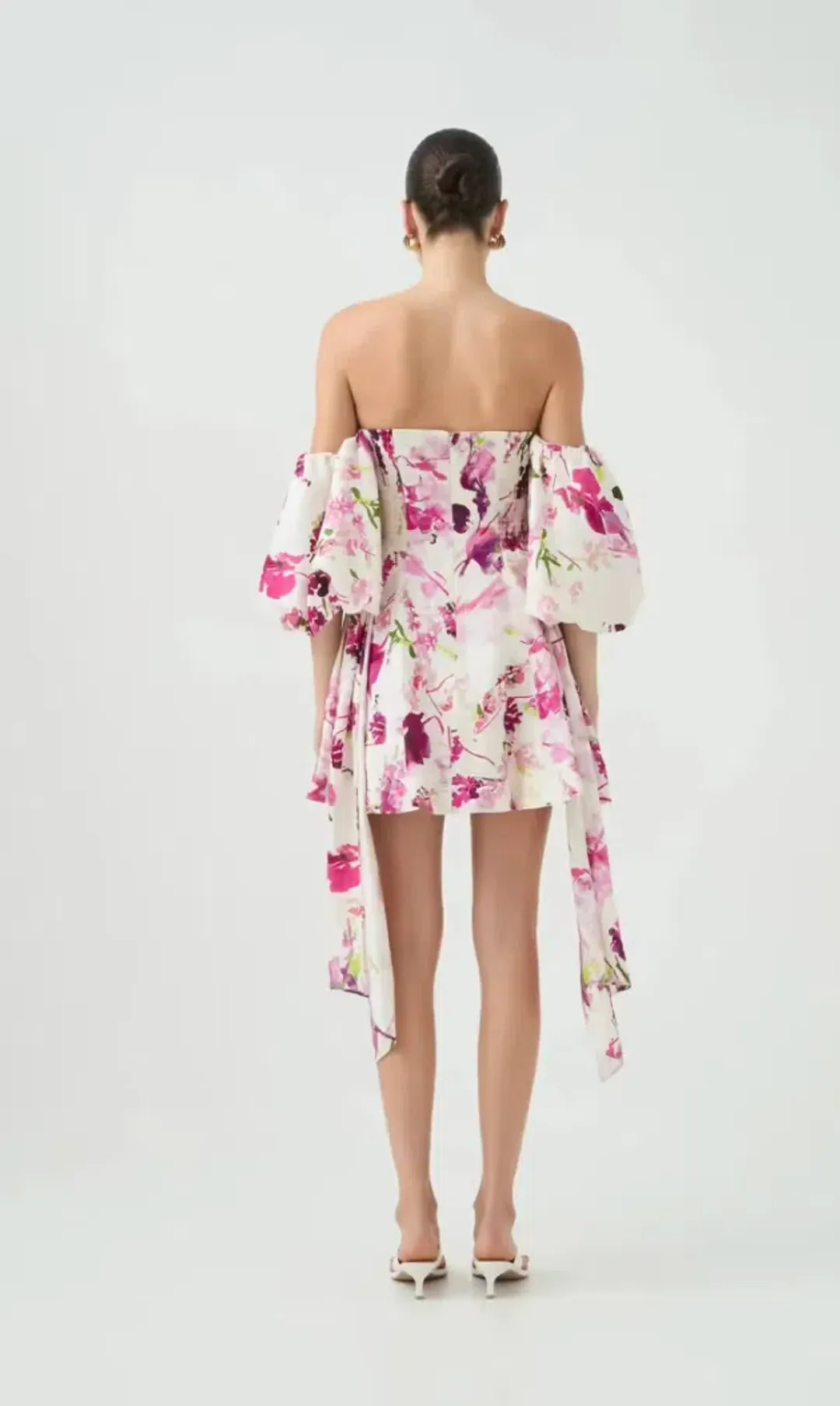 Aje Incarnation Mini Dress Fresh Flora Size AU 6 for rent on The Volte - main image