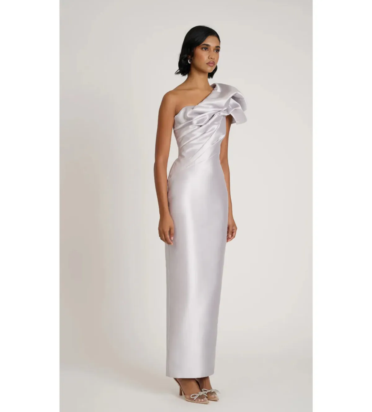 Eliya The Label Ashton Gown Maxi Dress in Silver Size AU 12 - Image 4