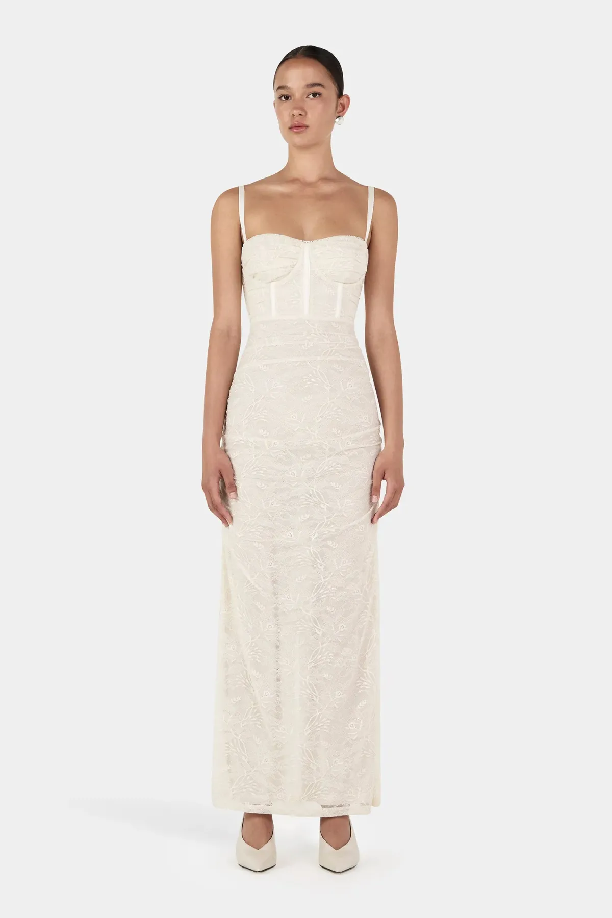 Hansel and Gretel Campari Lace Dress in Cream Size AU6 - Image 1