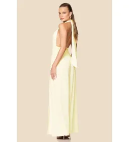 Nookie Desiree Halter Maxi Gown Yellow Size 8 for rent on The Volte - image 4