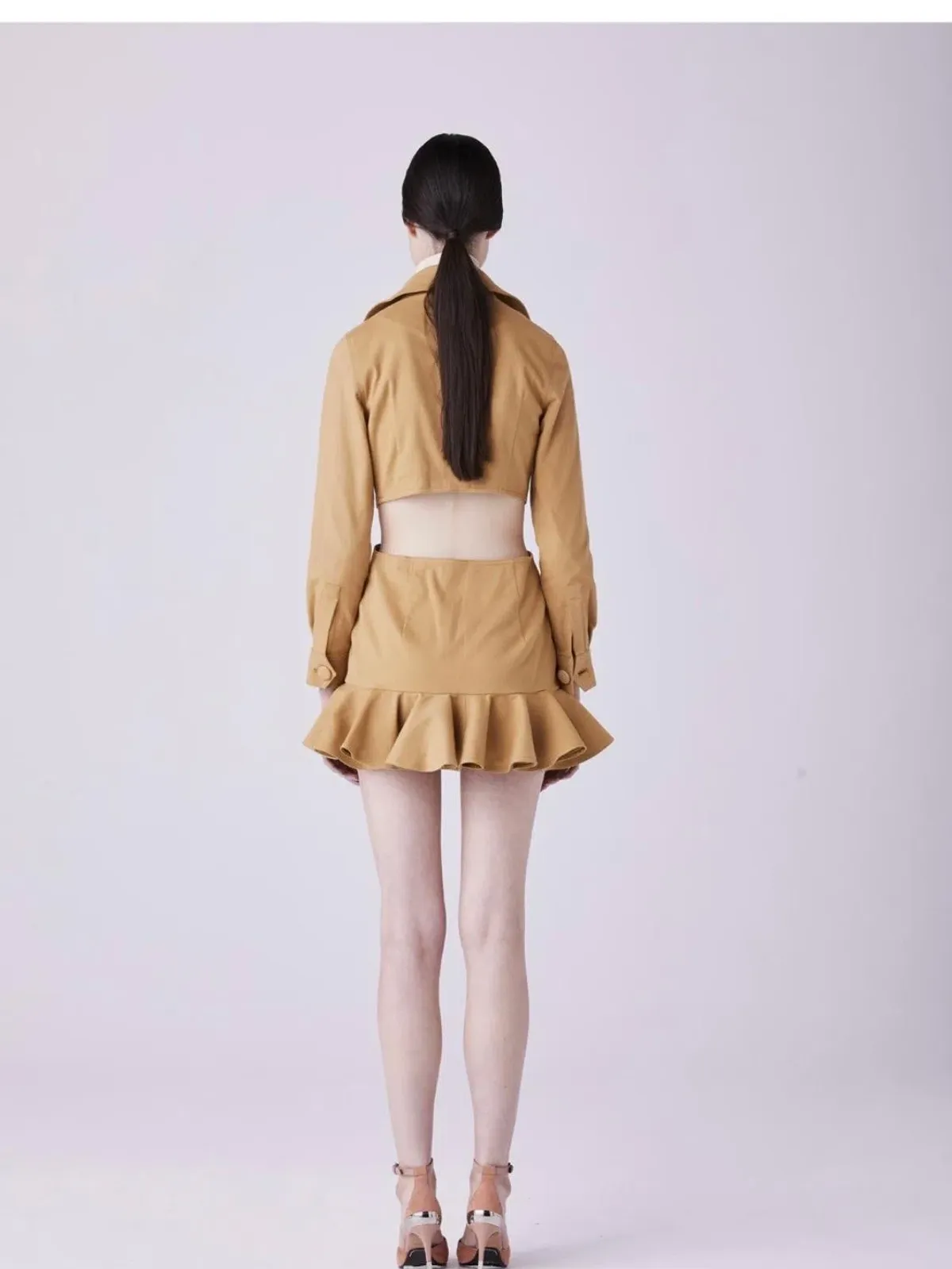 Atoir One Last Time Mini Dress Mustard Yellow Size 10 - Image 2