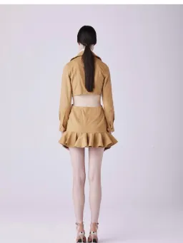 Atoir One Last Time Mini Dress Mustard Yellow Size 10 for rent on The Volte - image 2
