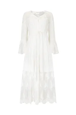 Coven & Co Boho Maternity Full Moon Lace Gown White Size M / AU 12 for rent on The Volte - image 9