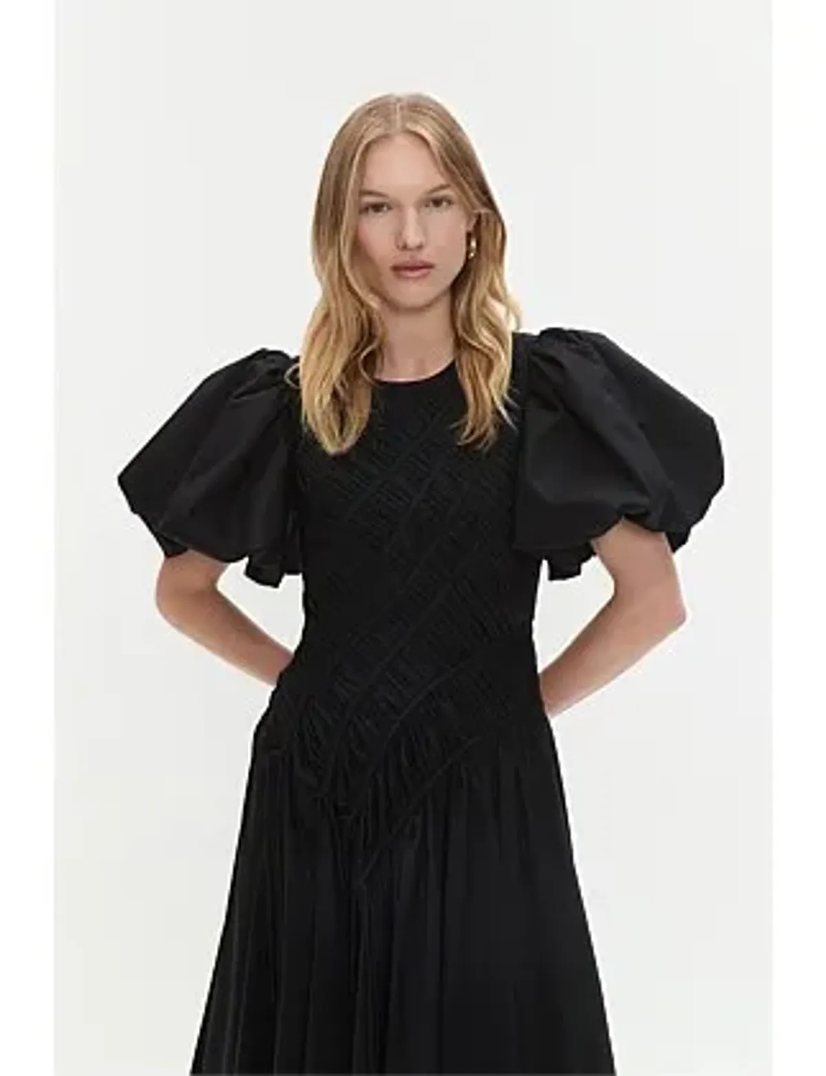 AJE Wisteria Midi Dress Black Size 10 - Image 3