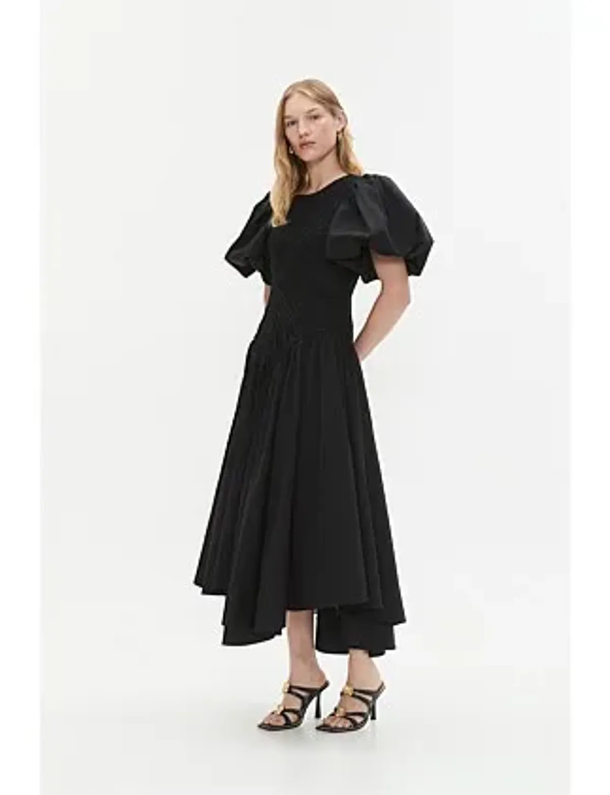 AJE Wisteria Midi Dress Black Size 10 - Image 1