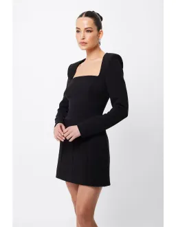 Mossman Origin Mini Dress Black Size 8 for rent on The Volte - image 2