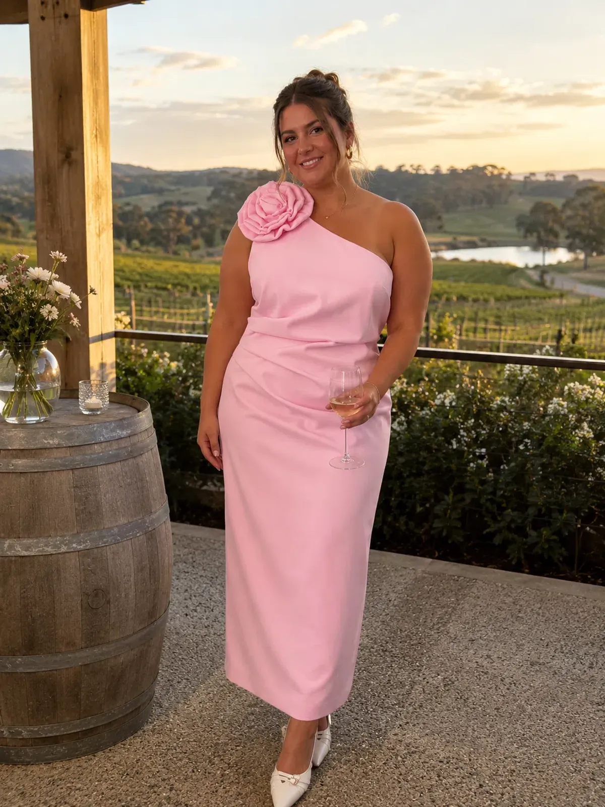 Mossman Dreamstate Maxi Dress Pink Size 14 - Image 1