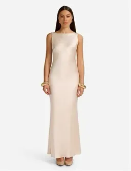 Runaway The Label Samsara Maxi Dress Champagne Size AU 6 for rent on The Volte - image 1
