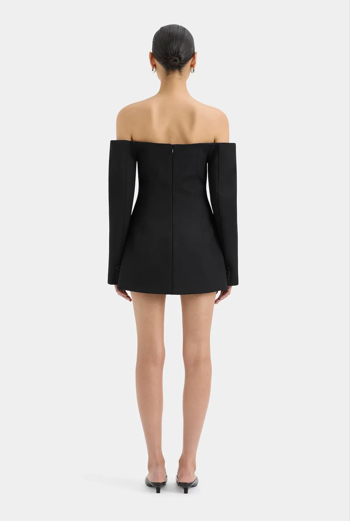 Sir the Label Sandrine Tailored Mini Black Size AU 6 - Image 4