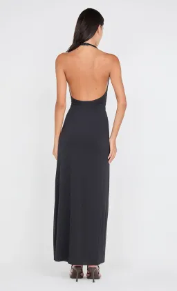 Bec & Bridge Tillie Drape Maxi Dress Black Size AU 8 for rent on The Volte - image 3