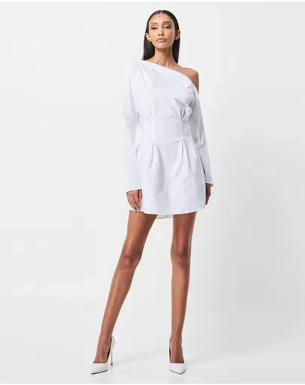 Mossman Homage Mini Dress White Size 12 - Image 1