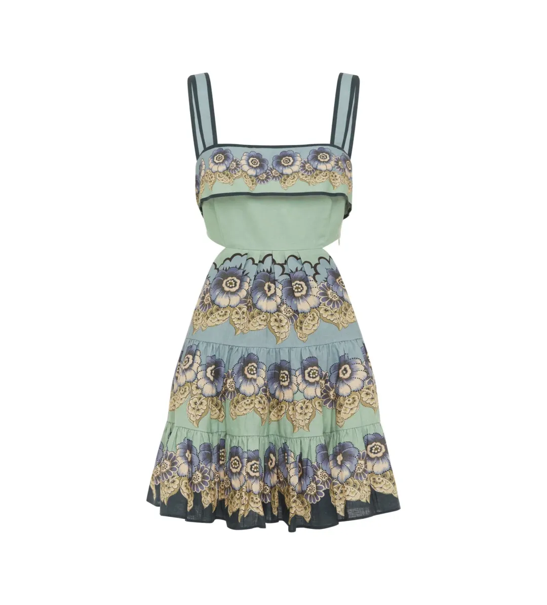 Alemais Madalena Cut Out Mini Dress Size 6 for rent on The Volte - main image