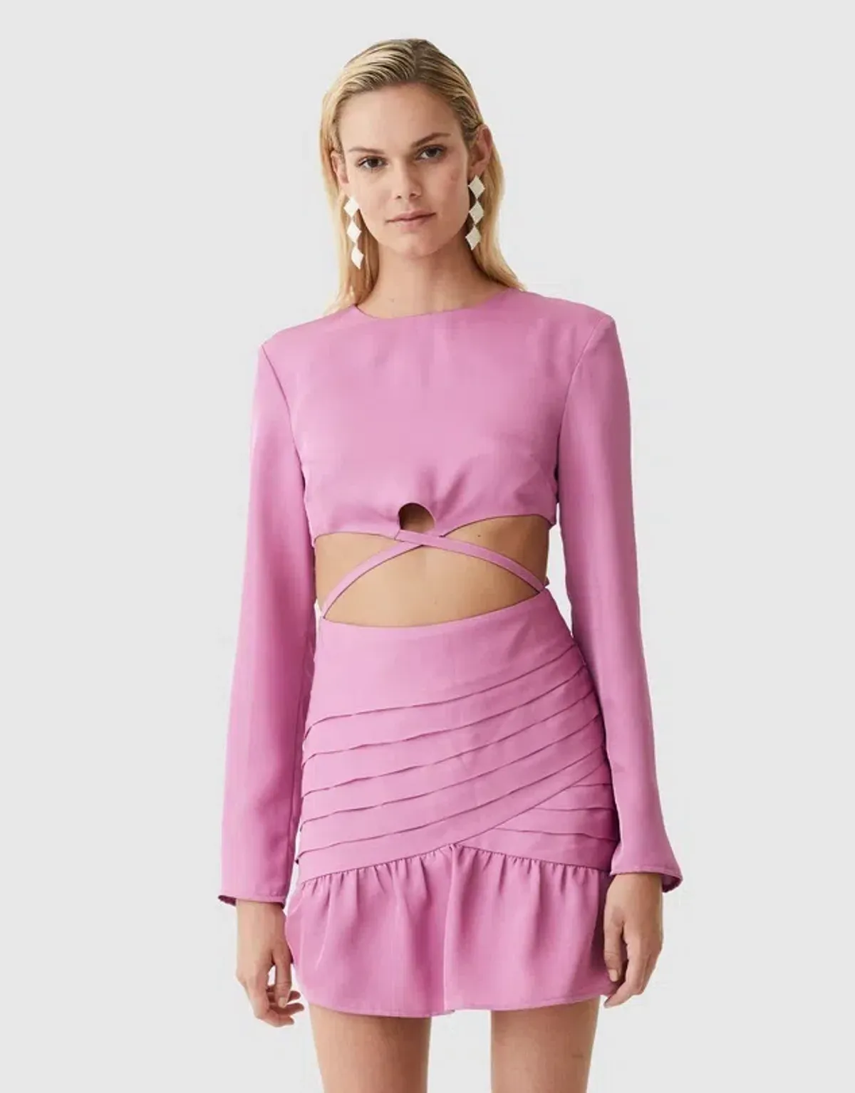 Atoir The Wyld Mini Dress in Pink Size 12 - Image 2