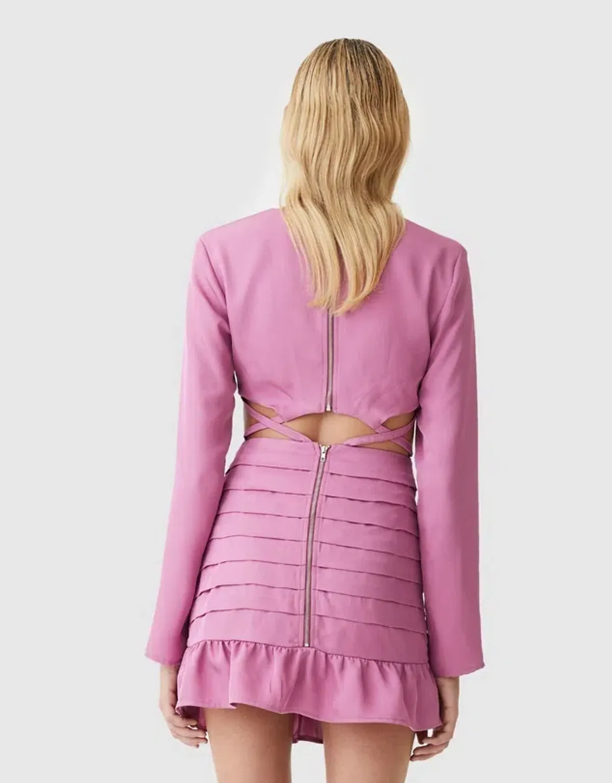 Atoir The Wyld Mini Dress in Pink Size 12 - Image 3