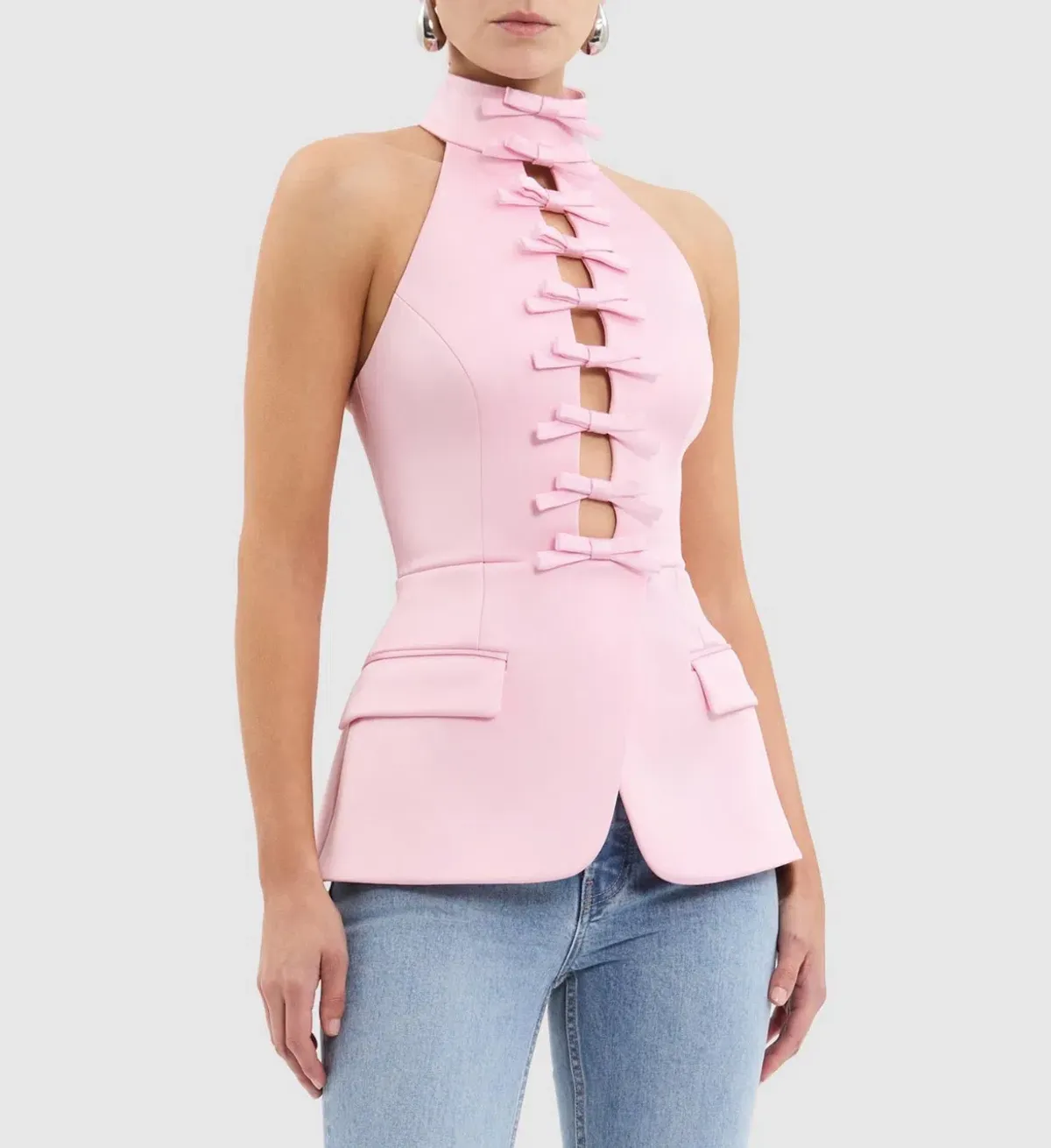Rebecca Vallance Aymee Top Soft Pink Size 10 - Image 1