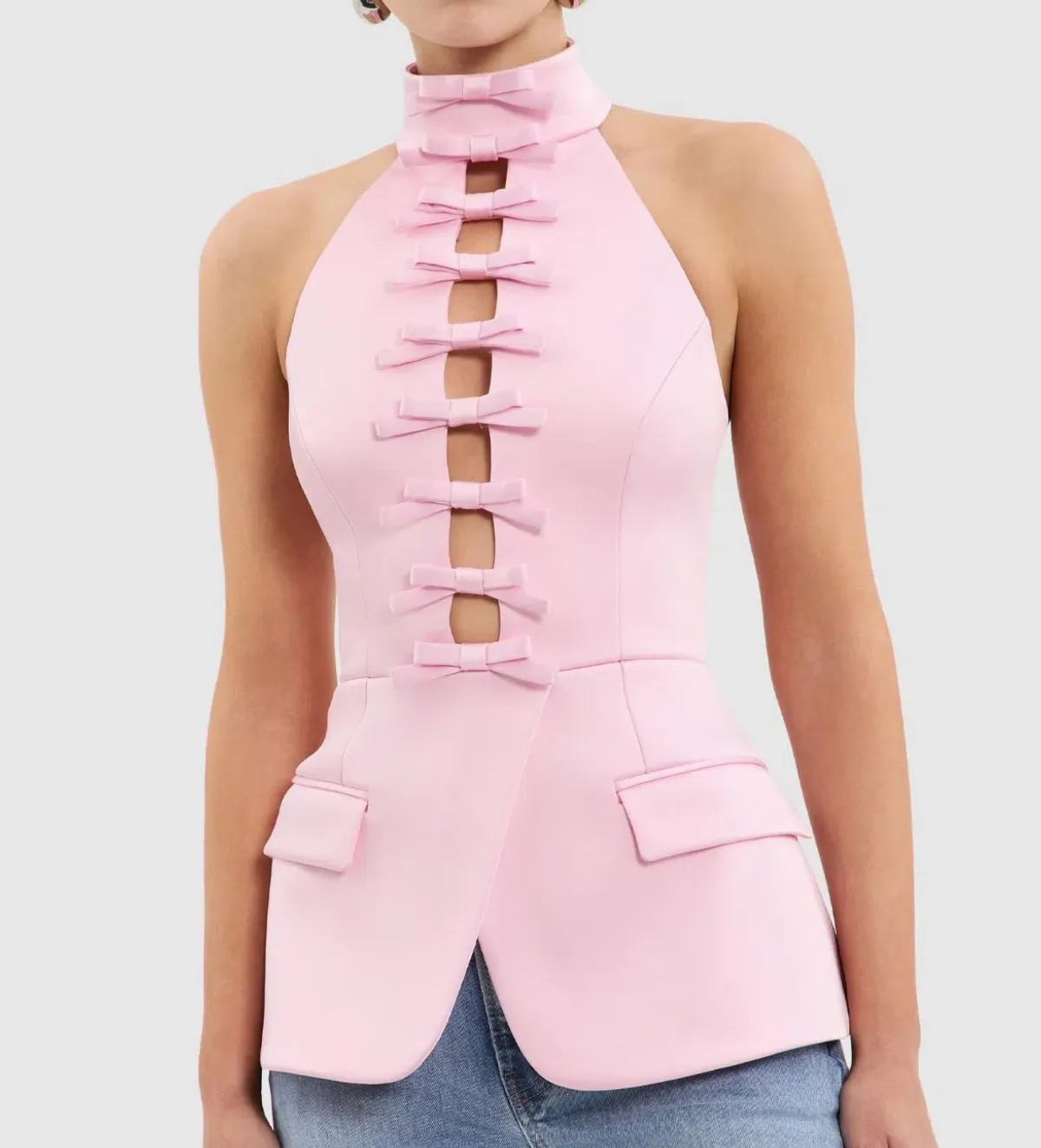 Rebecca Vallance Aymee Top Soft Pink Size 10 - Image 2