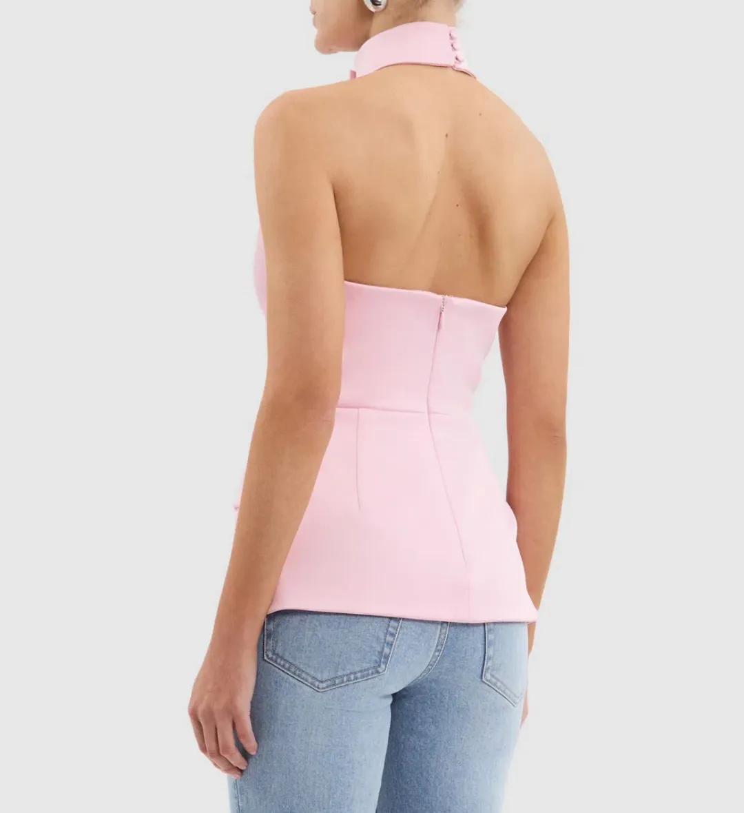 Rebecca Vallance Aymee Top Soft Pink Size 10 for rent on The Volte - main image