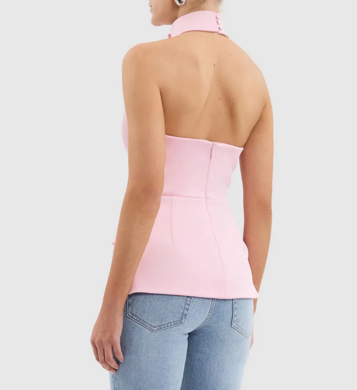 Rebecca Vallance Aymee Top Soft Pink Size 10 - Image 3