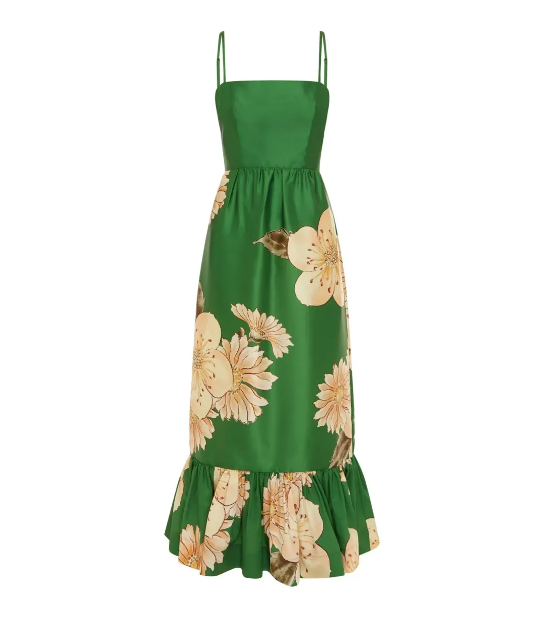 Alemais Sage Midi Dress Green Size AU 8 for rent on The Volte - main image