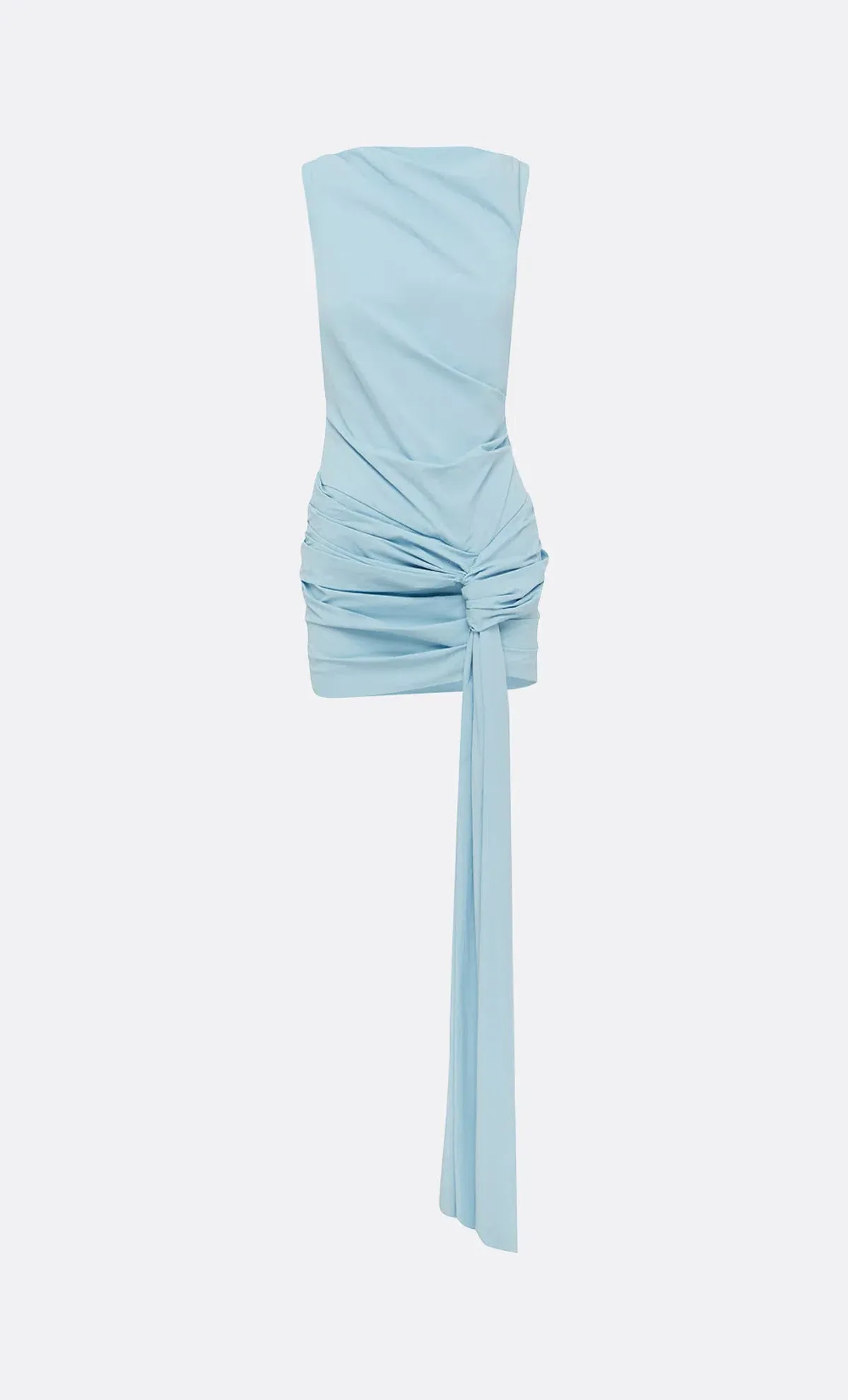 Bec & Bridge Domenic Asym Mini Dress in Sky Blue Size M / AU 10 - Image 4