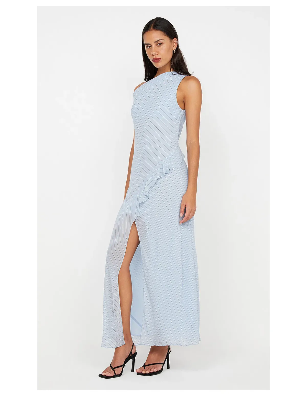Bec & Bridge Esra Maxi Dress in Sky Blue Size 10 - Image 3