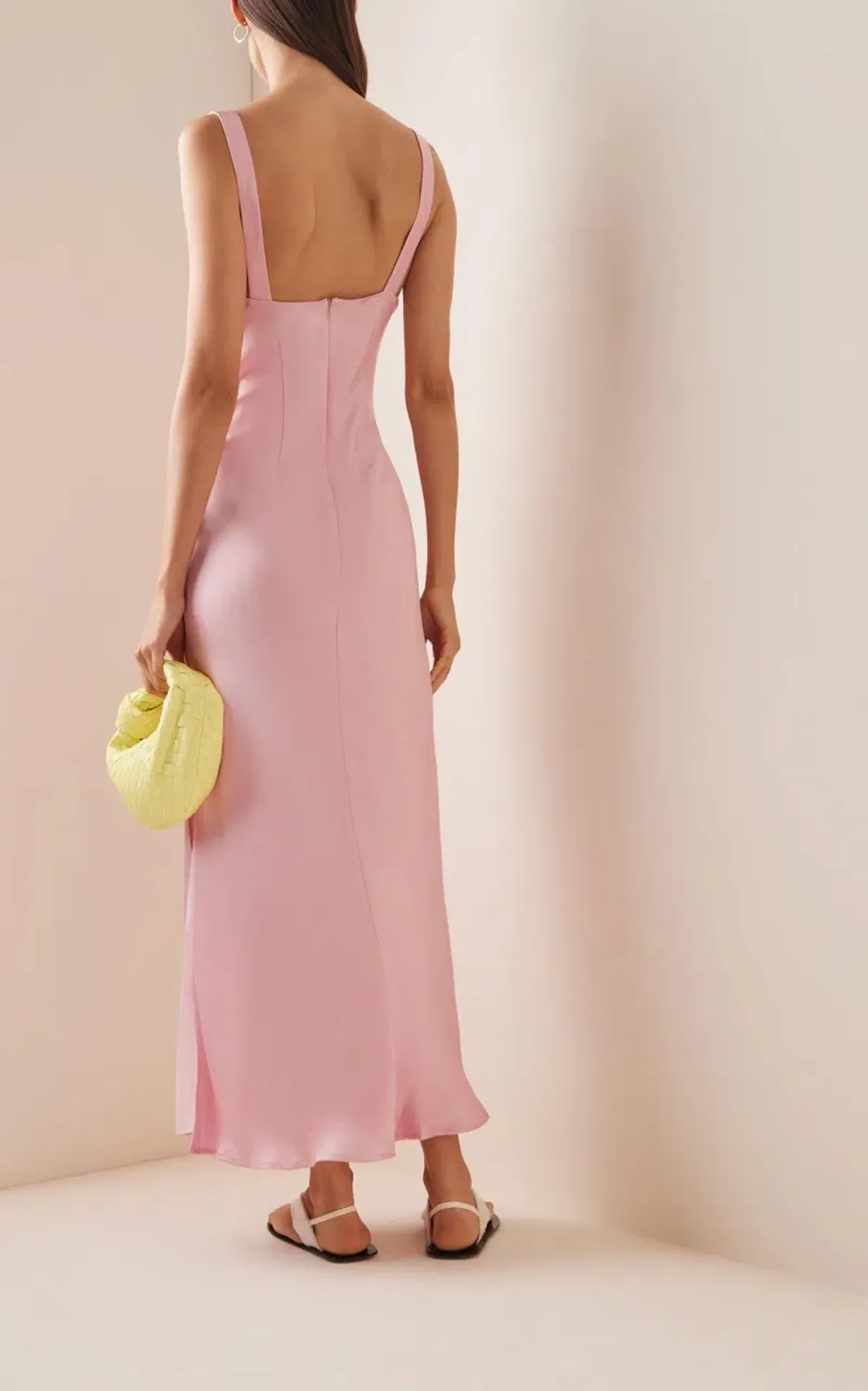 Anna Quan Etta Midi Dress Rosa Pink Size AU 12 - Image 3