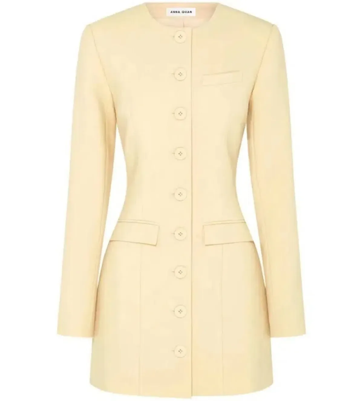 Anna Quan Eva Mini Dress Butter Size AU 8 - Image 7