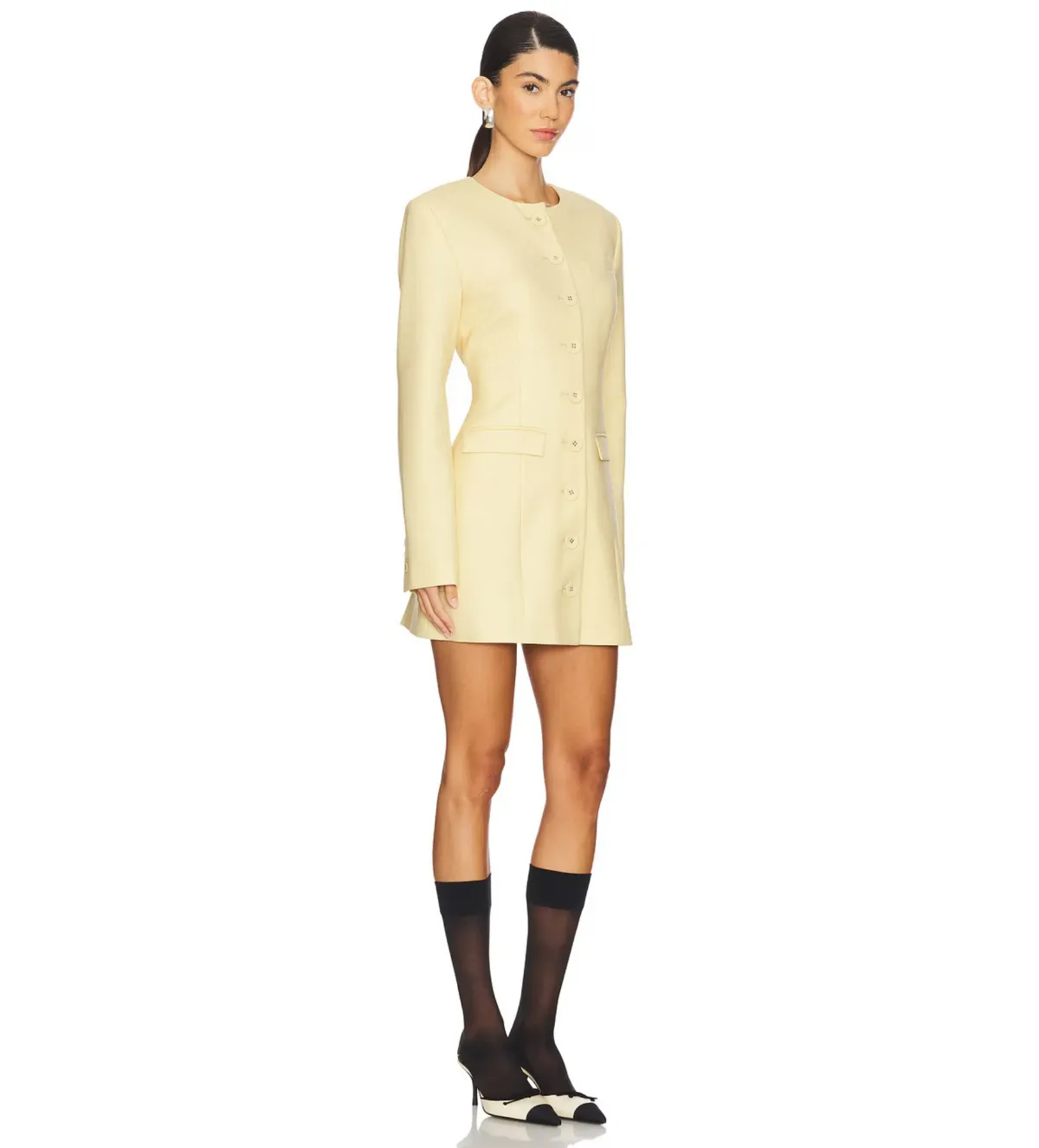 Anna Quan Eva Mini Dress Butter Size AU 8 - Image 3