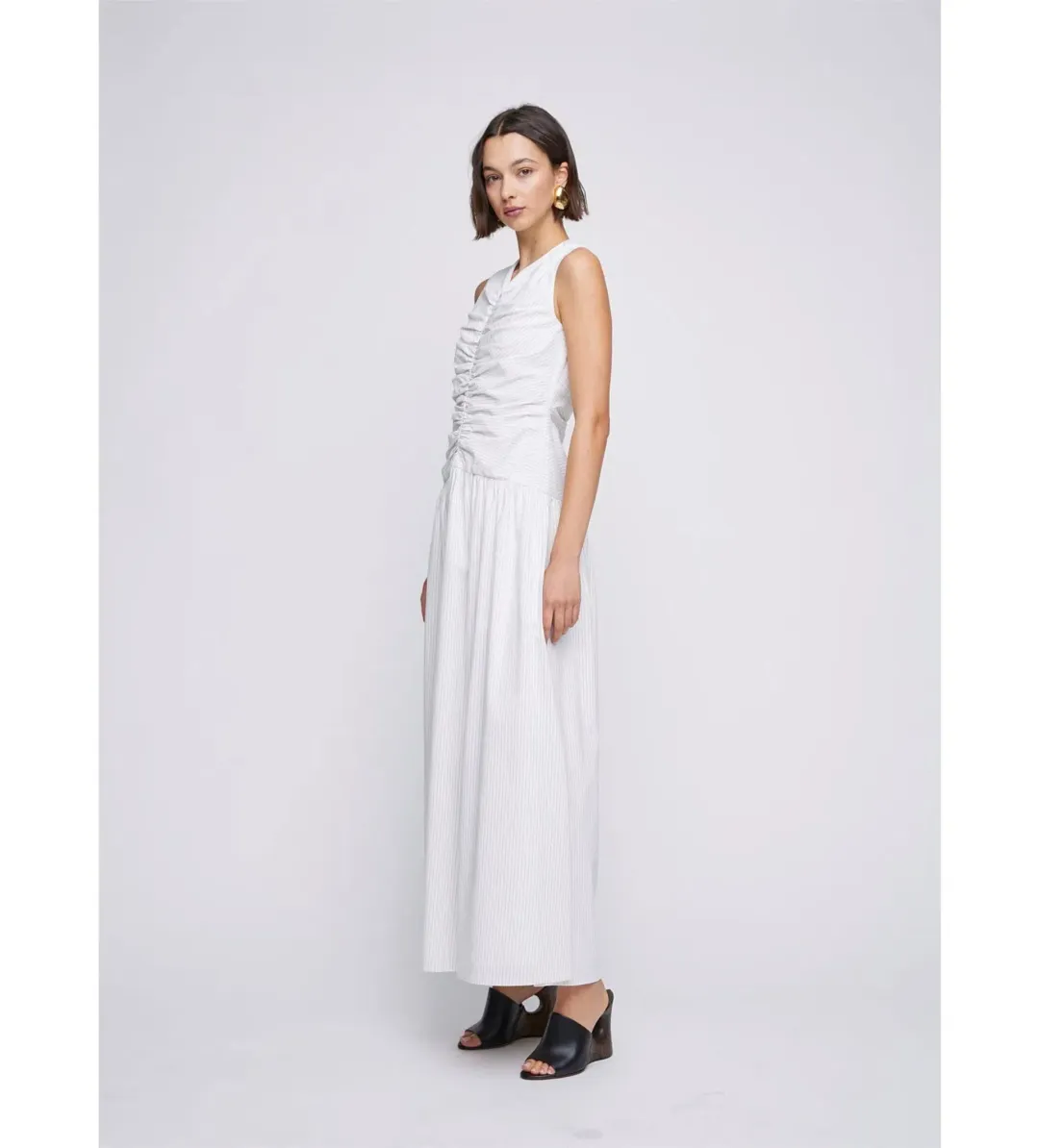 Anna Quan Arabella Maxi Dress Cotton Poplin Size AU 8 for rent on The Volte - main image