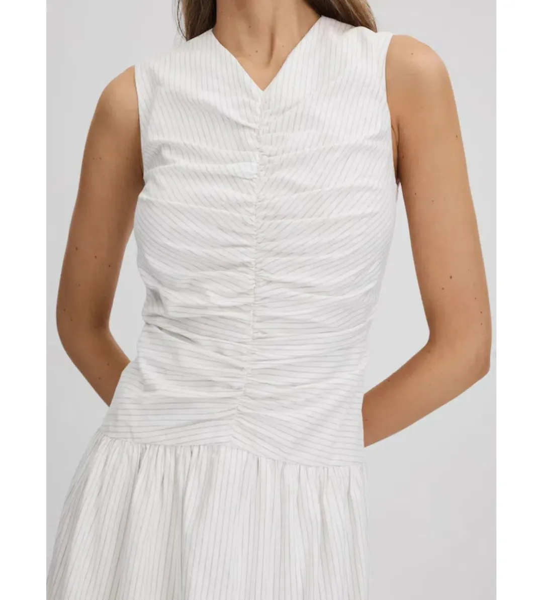 Anna Quan Arabella Maxi Dress Cotton Poplin Size AU 8 for rent on The Volte - main image