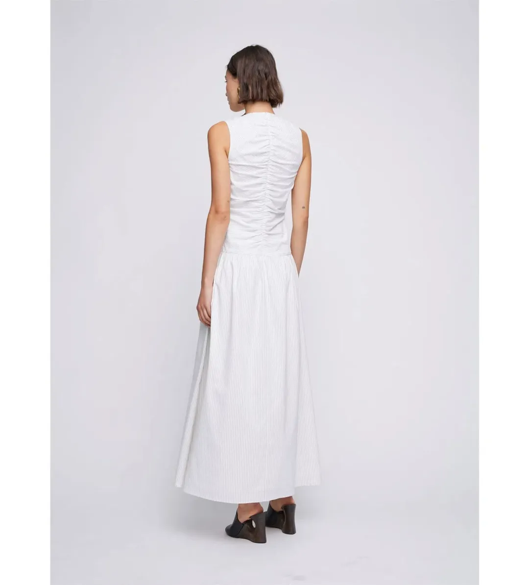 Anna Quan Arabella Maxi Dress Cotton Poplin Size AU 8 for rent on The Volte - main image