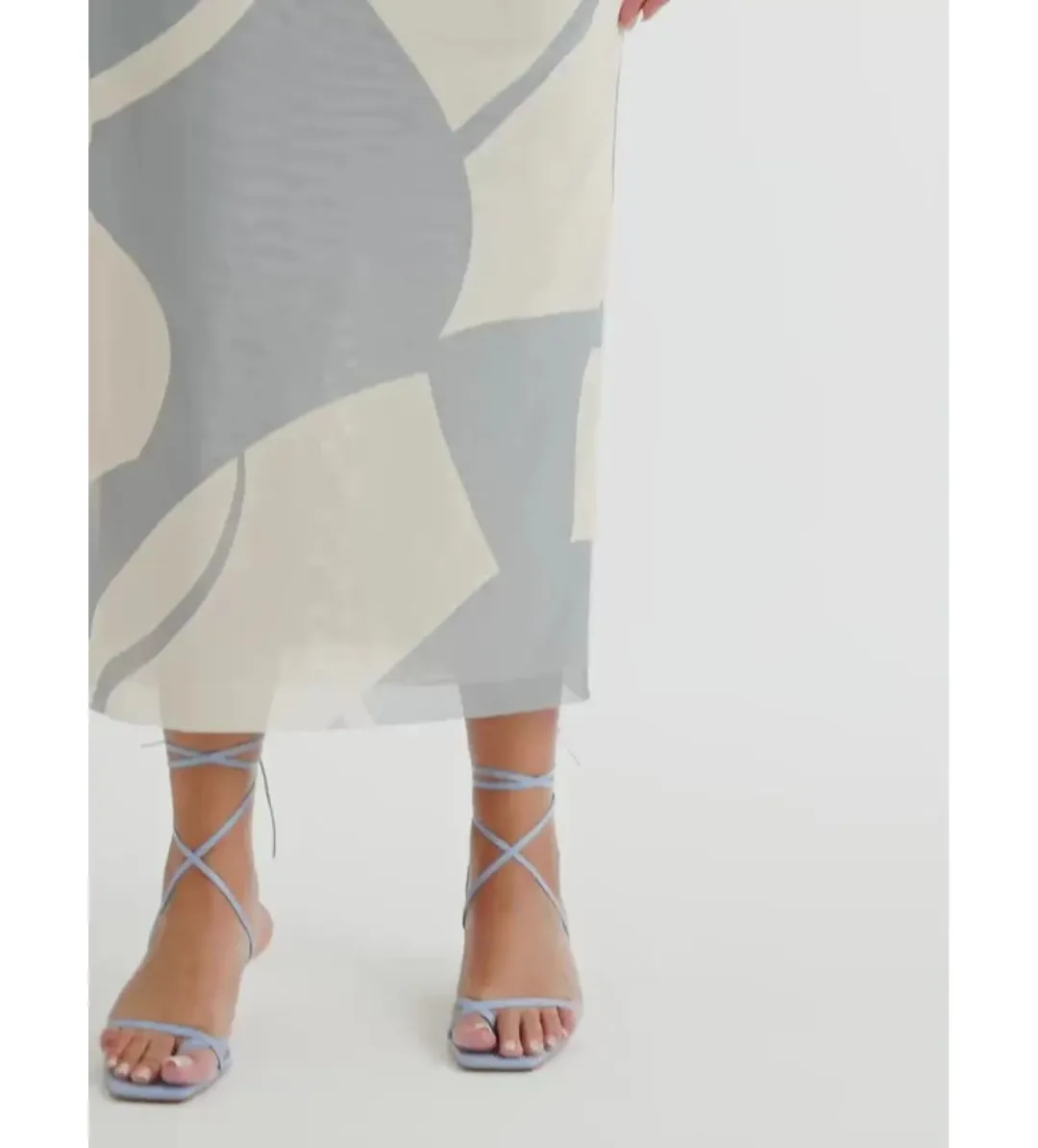 Sheike Ocean Breeze Mesh Midi Dress Multi Size AU 12 for rent on The Volte - main image