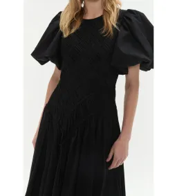 Aje Wisteria Midi Dress Black Size AU 12 for rent on The Volte - image 4
