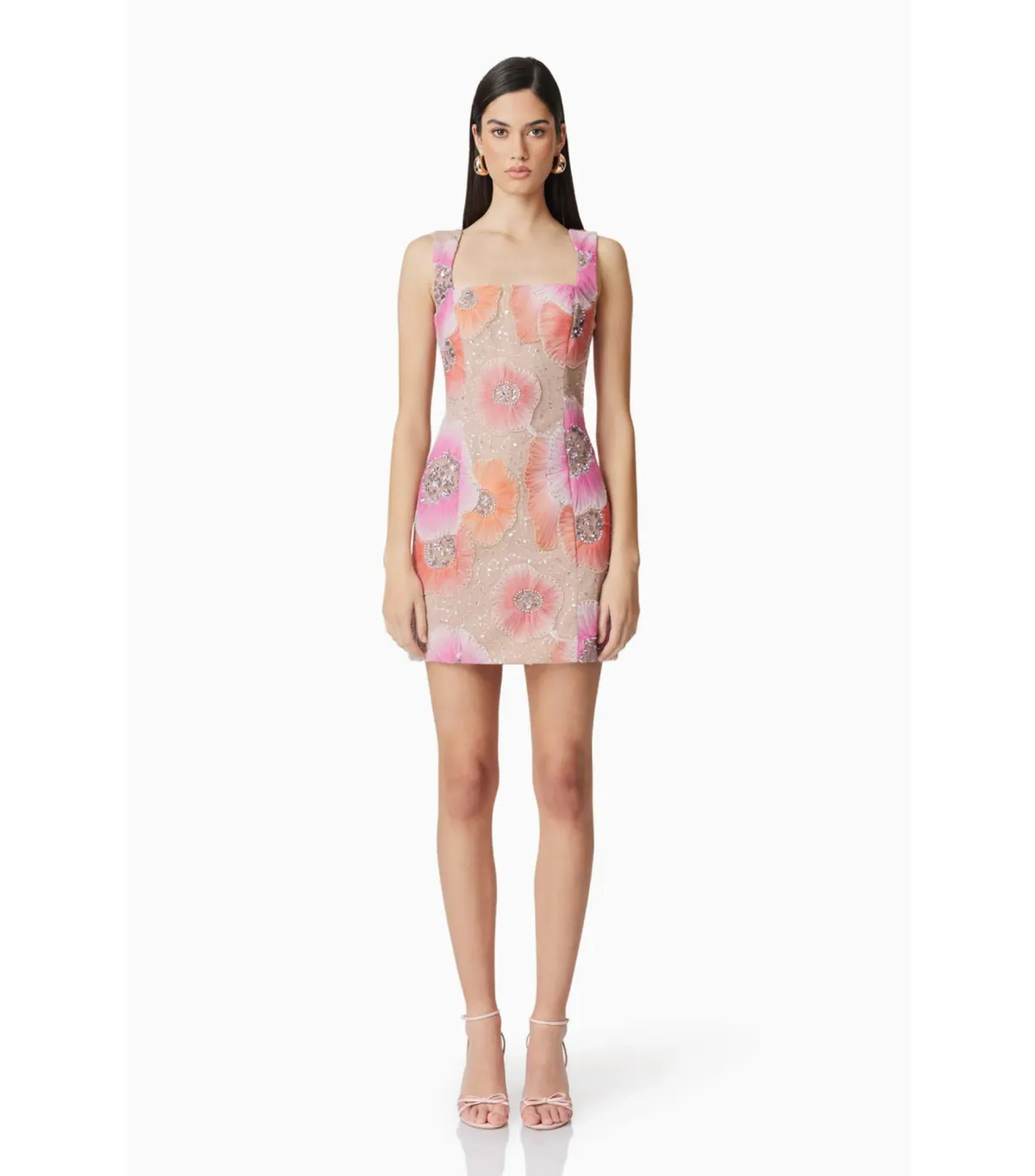 Elliatt Brittany Floral Mini Dress in Pink Size XL / AU 14 - Image 1