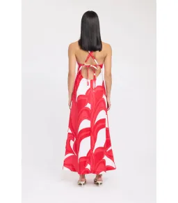 Kookai Zani Maxi Dress in Red/White Size AU 6 for rent on The Volte - image 2