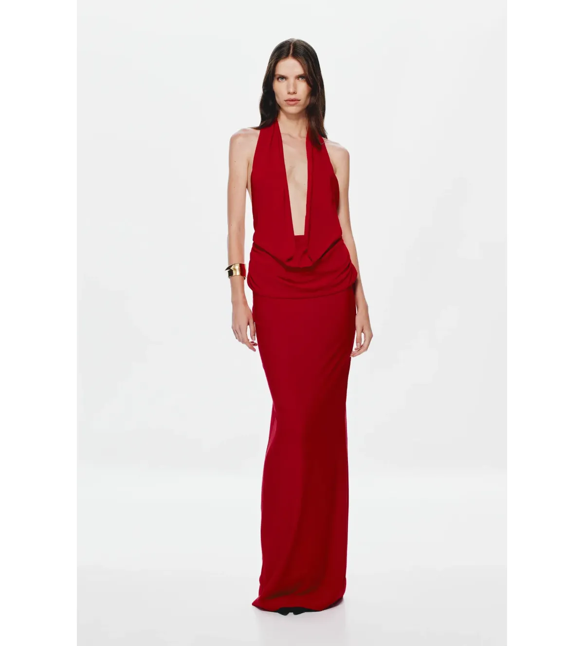 MISHA Vanessa Jersey Maxi Dress Cherry Size XS / AU 6 - Image 1