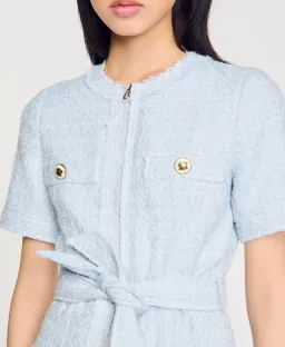 Sandra Joie Mini Dress Sky Blue Size 38 / AU 10 for rent on The Volte - image 2