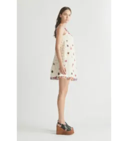 Antipodean Echo Crochet Flower Mini Dress Size AU 6 for rent on The Volte - image 2
