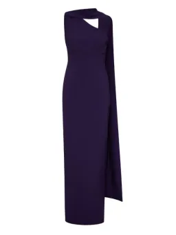 Rachel Gilbert Clara Maxi Dress Indigo Size 8 for rent on The Volte - image 4