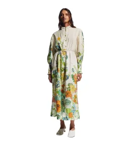 Alemais Constance Midi Shirtdress in Print Size AU 10 for rent on The Volte - image 1