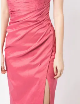 Rachel Gilbert Mira Strapless Maxi Gown Rose Size AU 6 for rent on The Volte - image 3