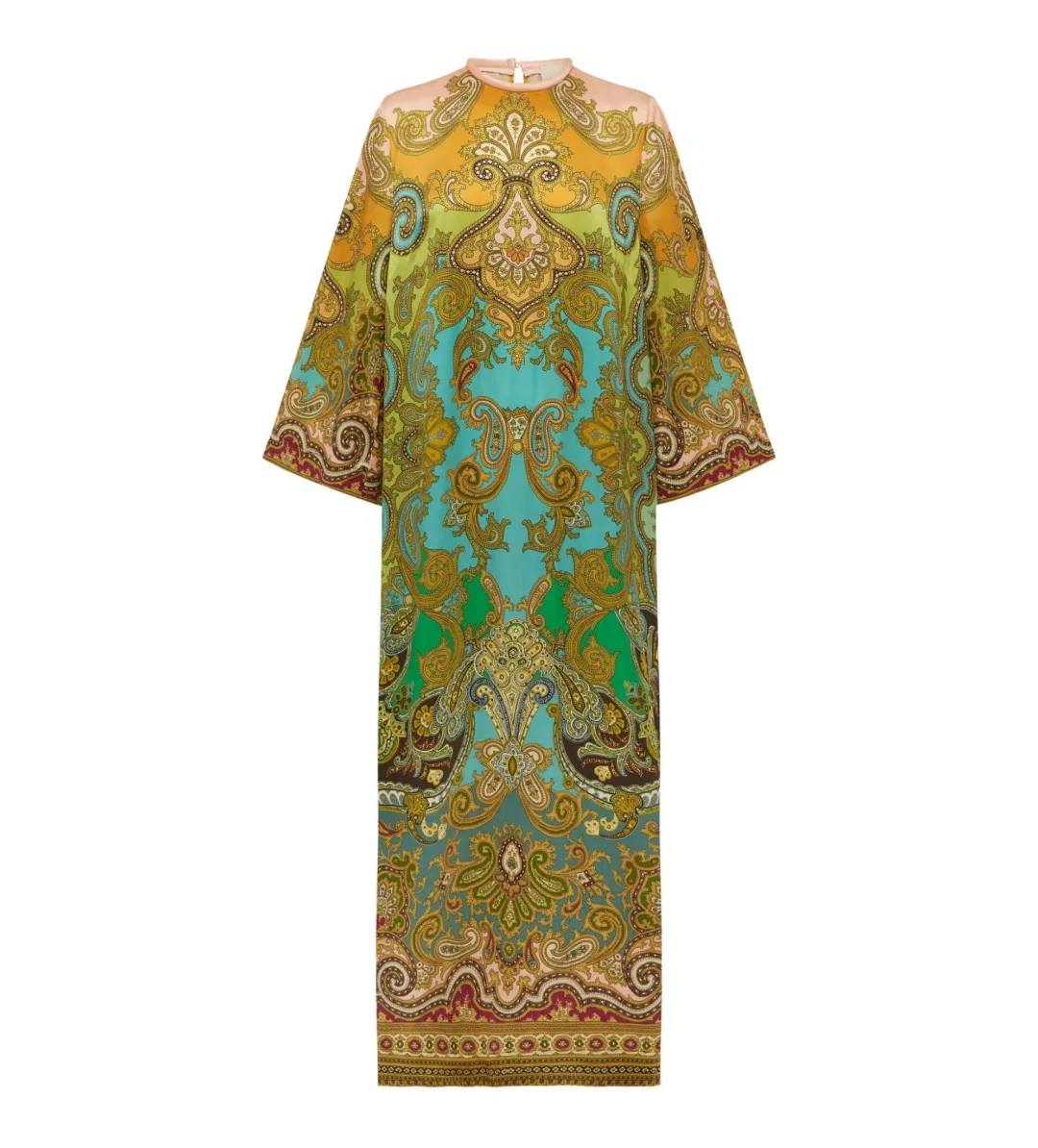 Alemais Clemenza Silk Midi Dress Multi Size 14 for rent on The Volte - main image