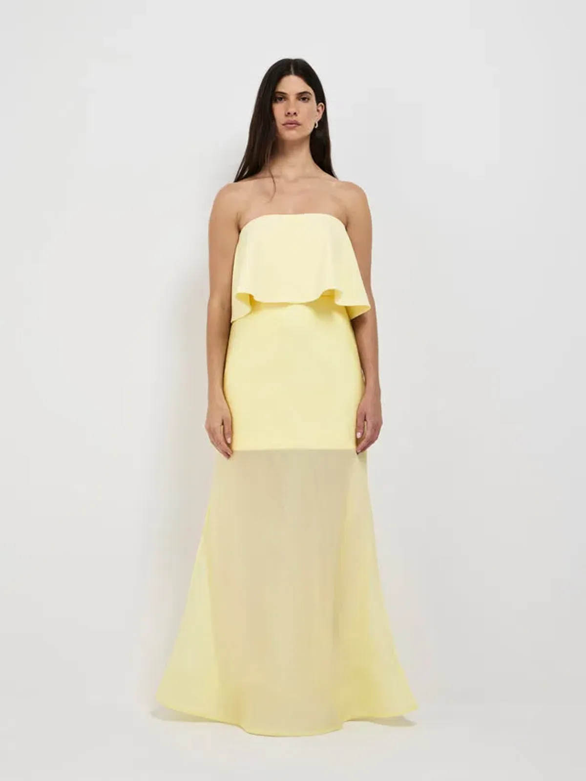 Sheike Gemini Dress Yellow Size 16 - Image 1